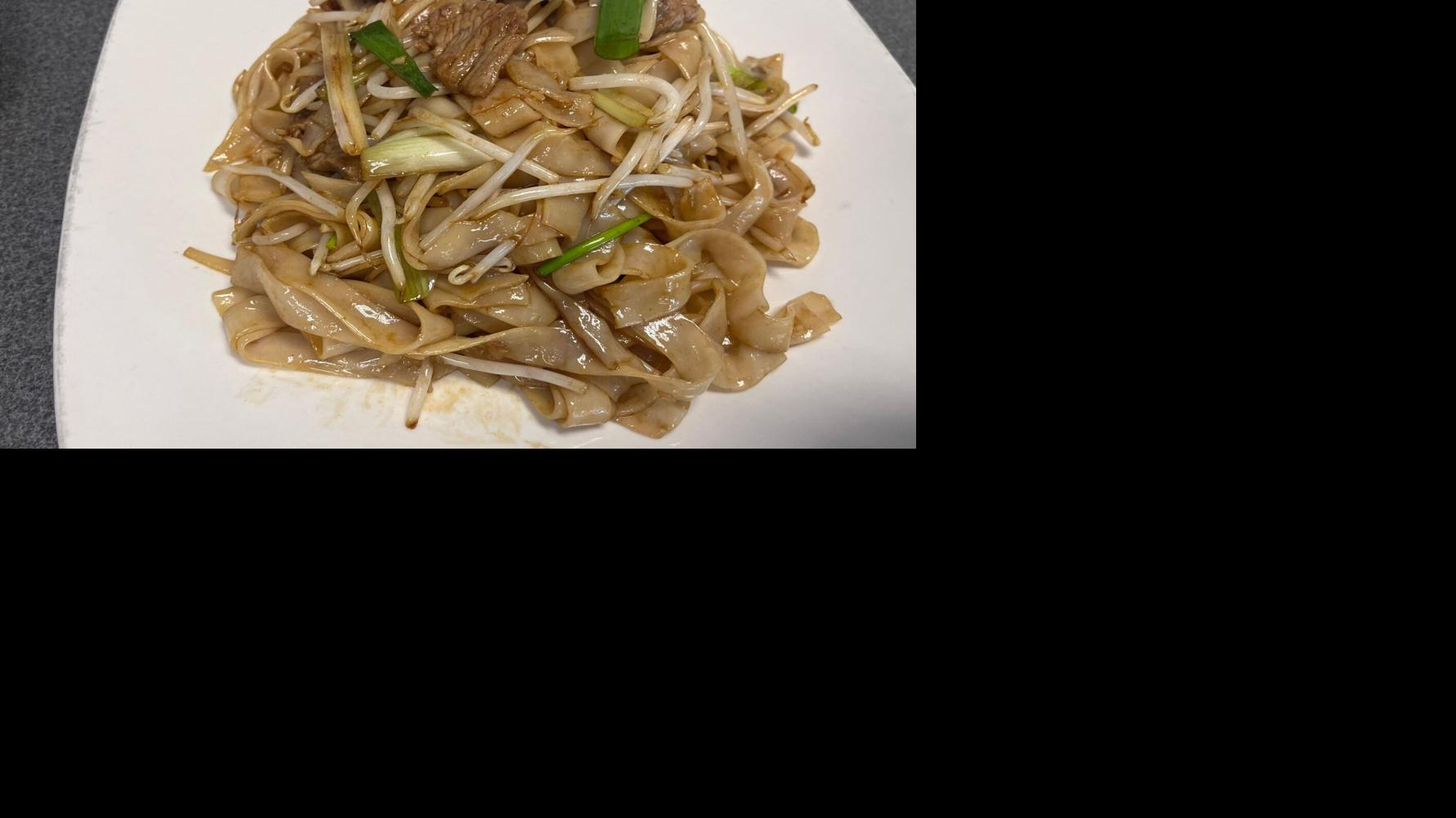 Beef chow fun Lucky Panda