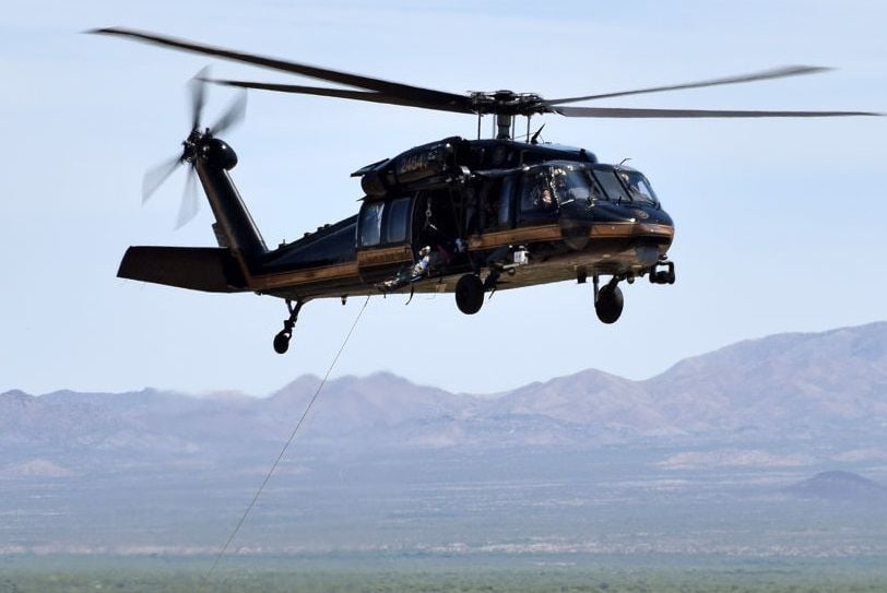 Example of U.S. Customs and Border Protection helicopter