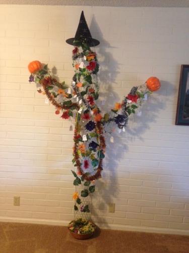 Autumn in Tucson decor: Holiday saguaro