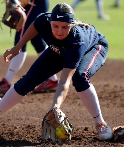 Arizona softball practice
