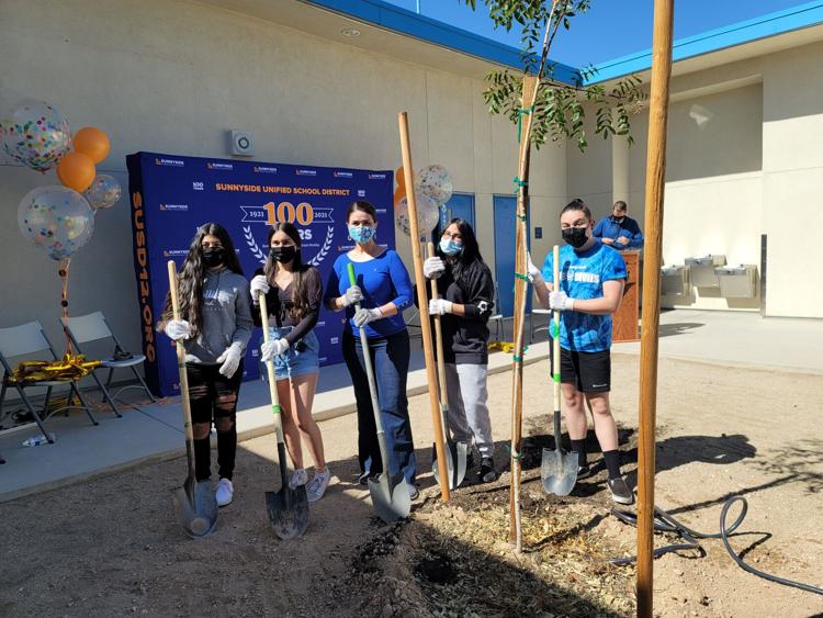 Sunnyside School District celebrates centennial with 100 new trees
