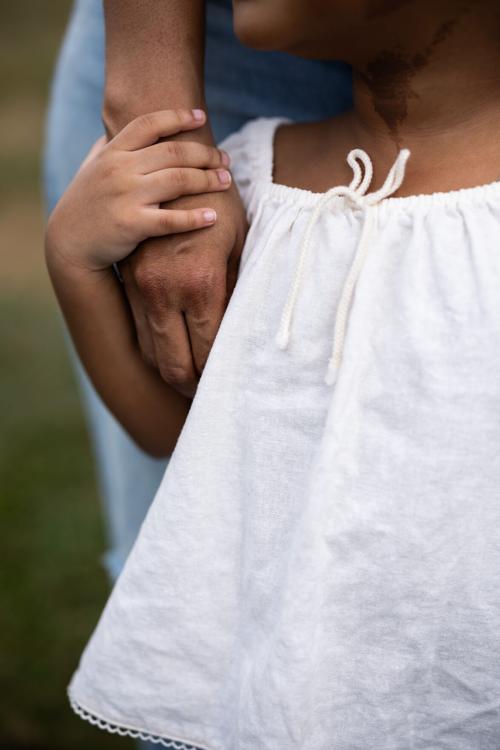 Briana Grace, 31, with her daughter Soraya, 3, near her home in The Woodlands, Texas, on Sept. 29, 2026.