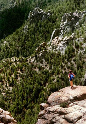 Trails on the eastern slopes of the Santa Catalina Mountains