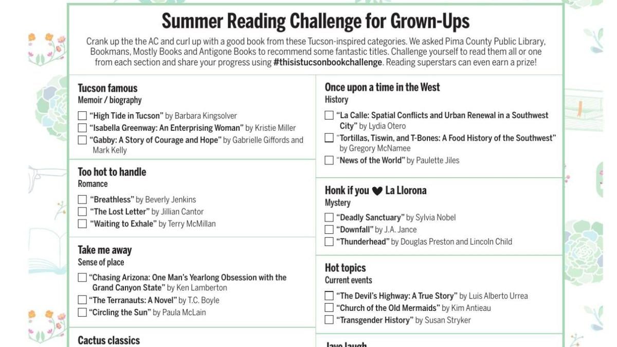 This Is Tucson summer reading challenge list