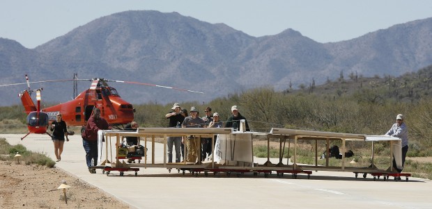 Desert Eagle flight trial a 6-second success    