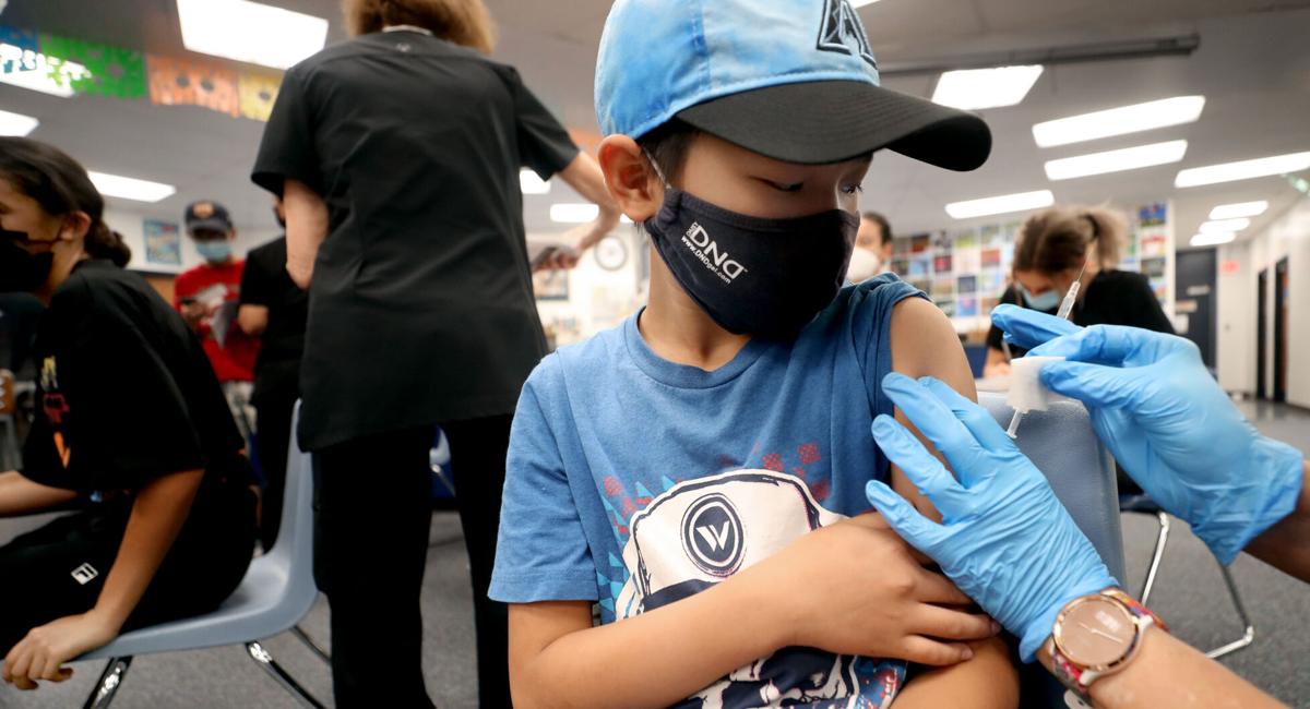 Vaccinations, COVID-19, ages 12-15 (le)