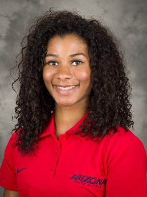 pridgett tamara track field team pac tucson arizona athletics courtesy academic second university