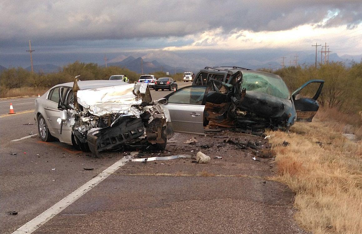 Woman killed, man injured Tuesday in headon crash in Sierra Vista