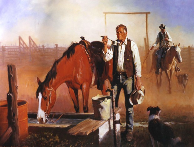 From pinups to cowboys, he's done it all  