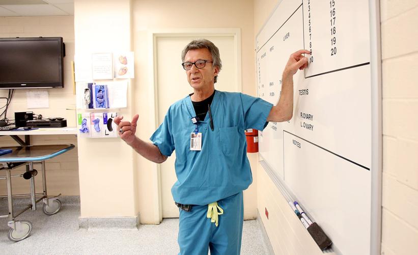 Students get a peek at body parts at Camp Scrubs