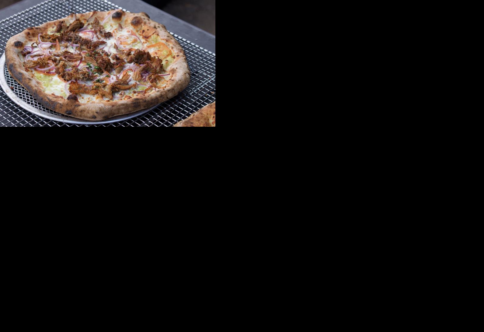 Tomatilo-Carnitas pizza from Family Joint