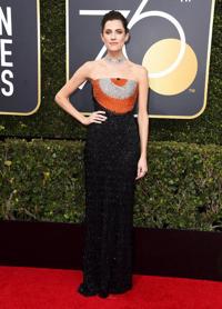 Black dresses dominate Golden Globes red carpet