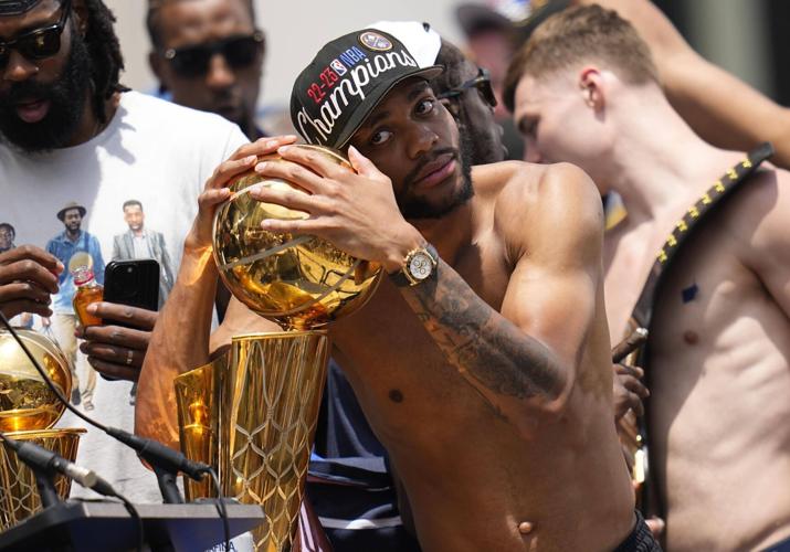 APTOPIX Nuggets Parade Basketball
