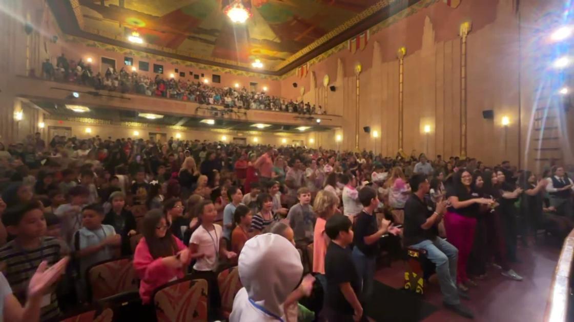 Las Cafeteras performs 'La Bamba' for school groups at the Fox Theatre Tucson