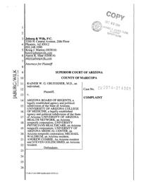 Gruessner's complaint