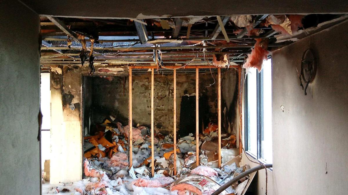 Motel's records room goes up in flames on south side