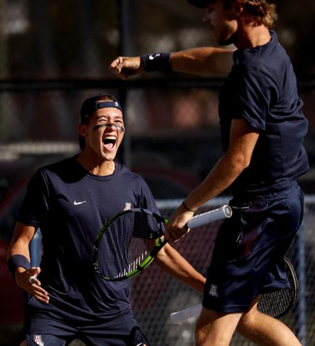 University of Arizona vs Oregon, Pac 12 men's tennis | Jay Friend, Jonas Ziverts | April 7, 2023