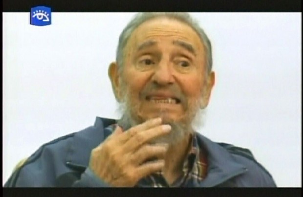 Fidel, 83, is back, talking about Korea on TV   