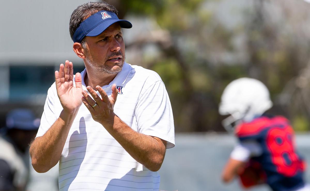 University of Arizona football practice, 2022