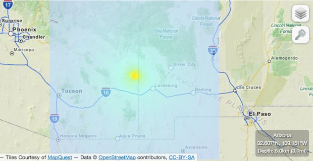 Earthquake Tucson