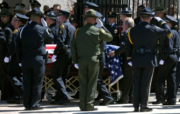 UPDATED: Thousands turn out to honor slain Tucson police officer  