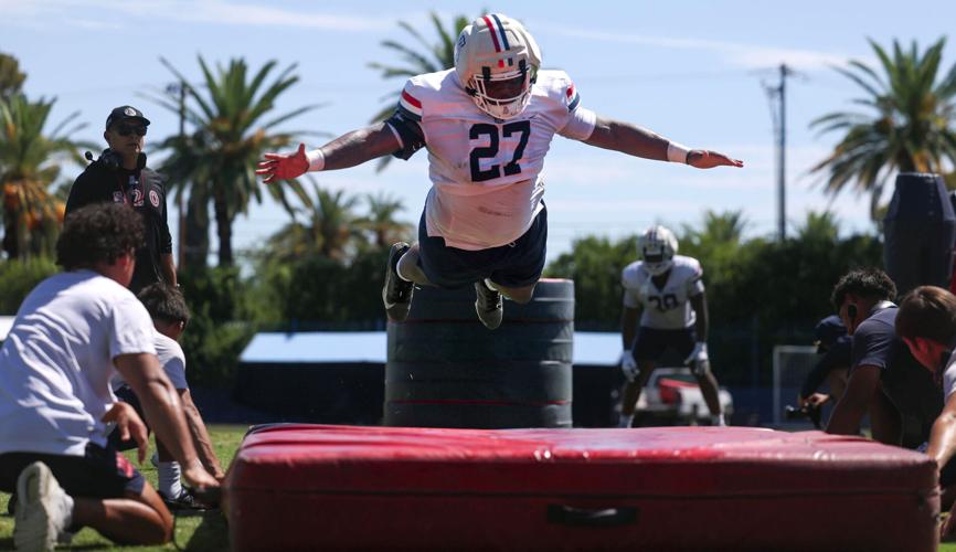 Arizona fall football practice