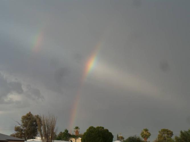 Monsoon rainbows in Tucson