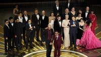 'Everything Everywhere All at Once' leads the Oscars, Jimmy Kimmel's hosting and the champagne carpet | Streamed & Screened podcast