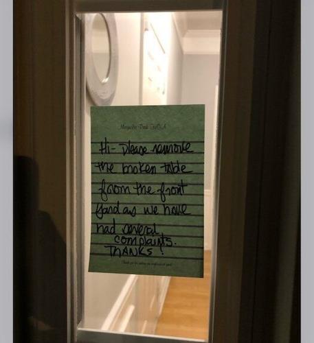 Note on broken bills table