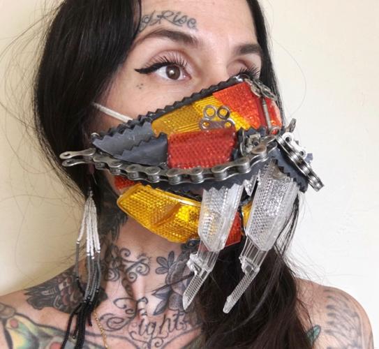 Bike parts mask