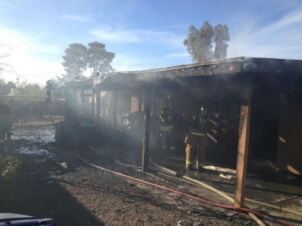 Tucson family of 5 displaced after house fire
