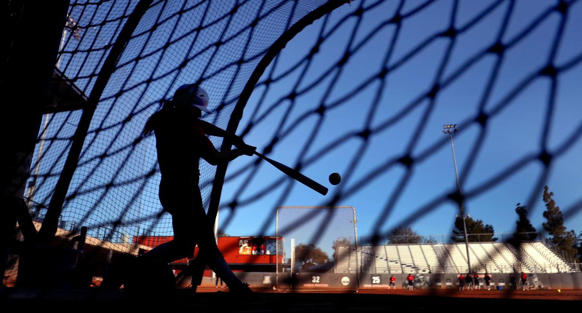 Devyn Netz batting practice homerun