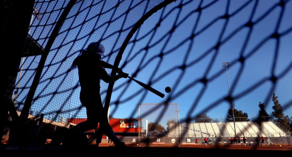 Devyn Netz batting practice homerun