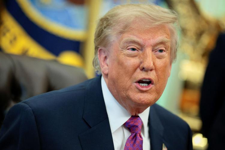 U.S. President Trump signs executive order at the White House in Washington