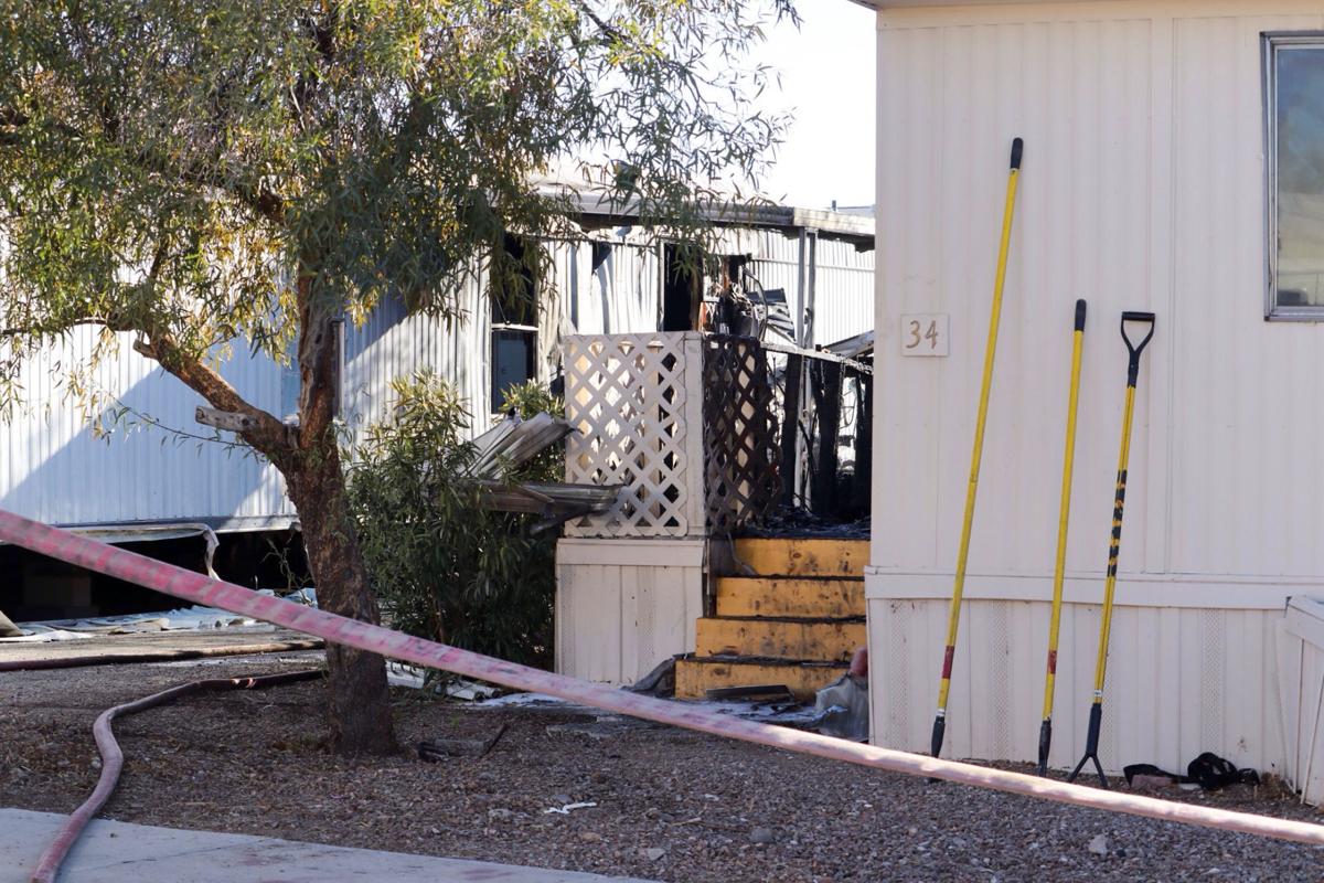 Photos Twoalarm fire engulfs two homes in Flowing Wells Local news