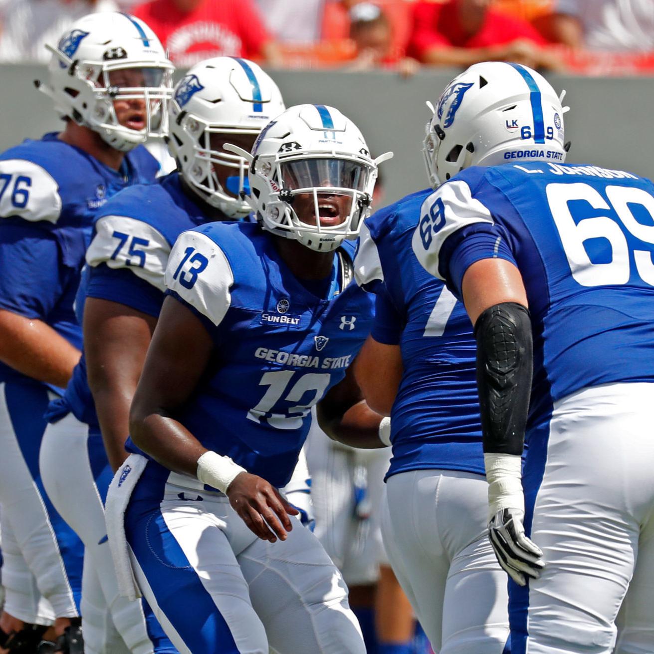 Arizona Bowl Georgia State Qb Is Piling Up Yardage Proving