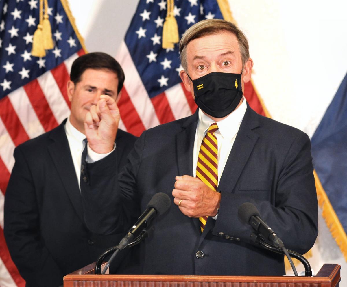 ASU President Michael Crow explains COVID-19 test