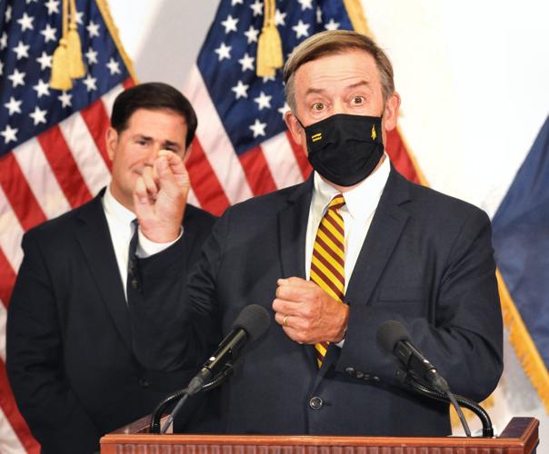 ASU President Michael Crow explains COVID-19 test