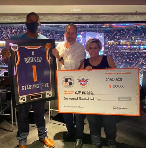 Delvyn Crawford, Greg Ayers and Pam Ayers