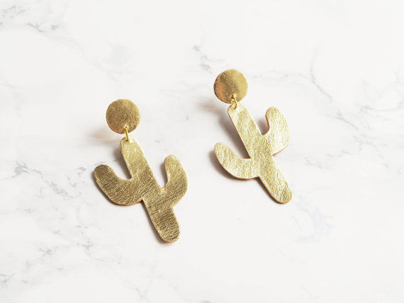 Cactus earrings
