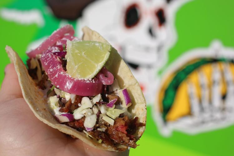 Brisket taco from 420 taco duped for newsletter