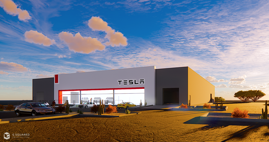 Tesla dealership