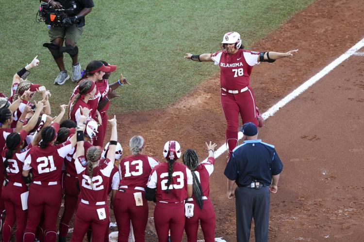 WCWS Texas Oklahoma Softball