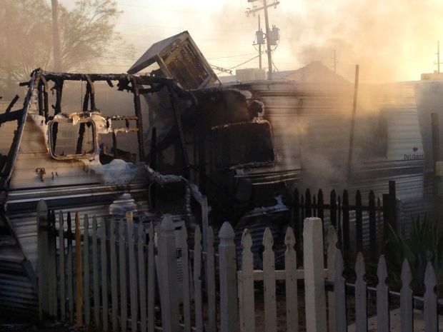 Woman accidentally starts fire that destroys her Tucson home