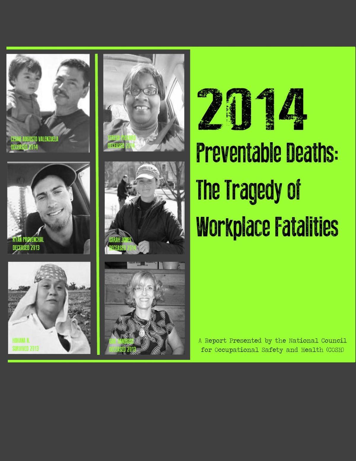 2014 Preventable Deaths report