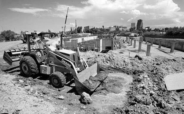 Memorial to honor the time of the old barrio  