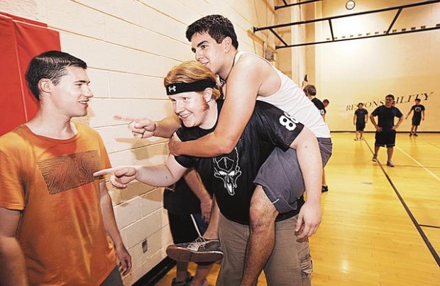 Playing like kids again  