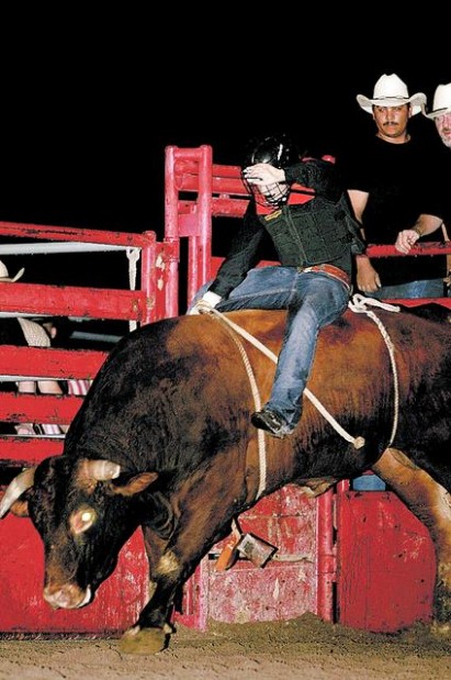 Girl aspires to ride bulls