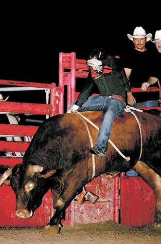 Girl aspires to ride bulls  