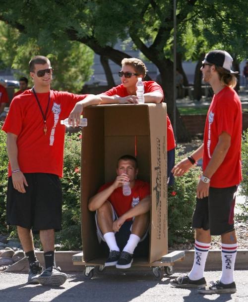 MOVING-in DAY AT the UA   